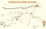 Plano de Caminos de Ronda