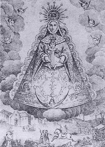 Estampa de la Virgen del Rocío - La Casa del Cofrade