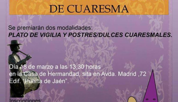 Hermandad de Jaén – Concurso Gastronómico de Cuaresma