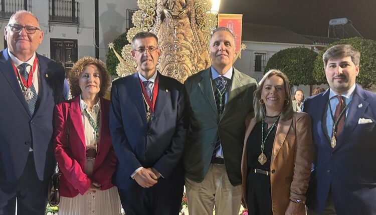 BENDICION DEL MONUMENTO A LA VIRGEN DEL ROCÍO EN CARRIÓN DE LOS CESPEDES