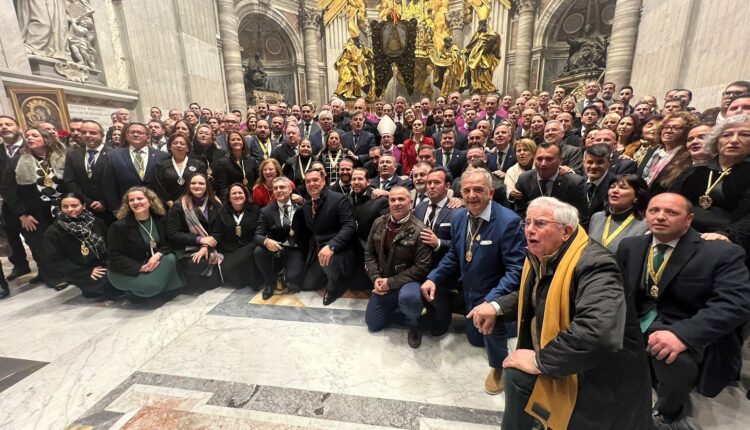 Las Hermandades Rocieras en Roma 2024 – Eucaristía en la Basílica de San Pedro